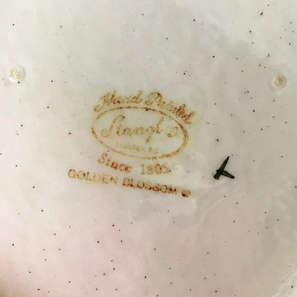 Vintage Stangl Art Pottery Pitcher Golden Blossom Pattern - Picture 6 of 9